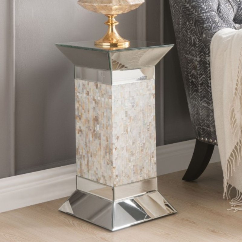 Mercer41 Schofield Pedestal Telephone Table & Reviews Wayfair